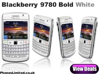 NEW BLACKBERRY Bold 9780 White OS6.0 3G GPS WIFI 5MP LED FLASH AT&T T 