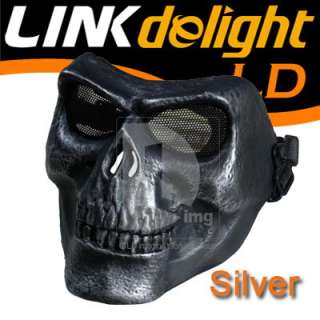 Death Skull Bone Airsoft Full Face Protect Mask DH051  