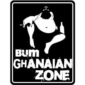   New  Bum Ghanaian Zone  Ghana Parking Sign Country