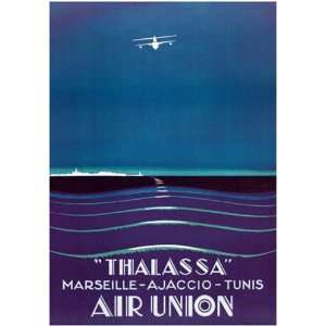 Thalassa Air Union   Poster by E. Maurus (28x40) 