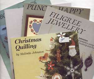 BOOKLETS Quilling Miniatures Jewelry Xmas + Punch Art+Box Templates 