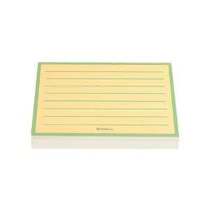   Semikolon A6 Lined Index Cards, Lime Green (8840012)