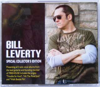 BILL LEVERTY FIREHOUSE Collector Edition Rock Guitar CD  
