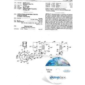  NEW Patent CD for CONTACTLESS AND DISTRIBUTORLESS IGNITION 