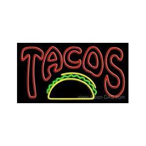 Tacos Outdoor Neon Sign 20 x 37