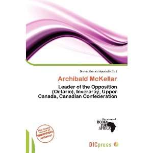    Archibald McKellar (9786200472083) Dismas Reinald Apostolis Books
