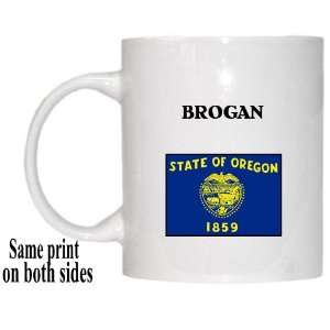  US State Flag   BROGAN, Oregon (OR) Mug 