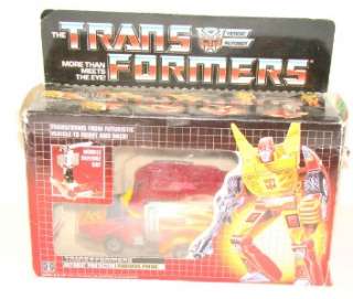Rodimus Prime MIB 100% Complete 1986 Vintage G1 Transformers FREE SHIP 