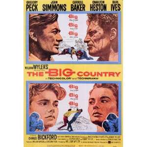  The Big Country (1958) 27 x 40 Movie Poster Style A