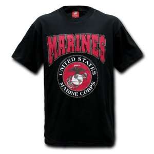  Black Official Seal Design T shirt Size MEDIUM