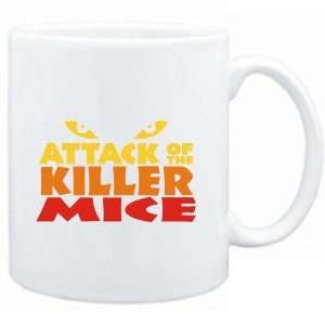  Mug White  Attack of the killer Mice  Animals Sports 