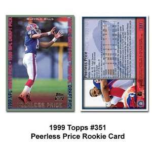  Topps Buffalo Bills Peerless Price 1999 Rookie Trading 