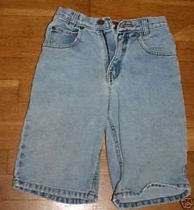 ARIZONA JEANS Boys Size 8 Slim Jean Shorts Small Holes  