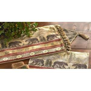  Bear Chenille Suede Table Runner