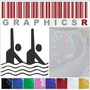 Sticker Decal Graphic   Synchronized Swimming Swimmer Sport Stick 