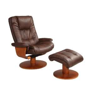  Oslo Collection BRYNE/612/103 Swivel Recliner and Ottomon 