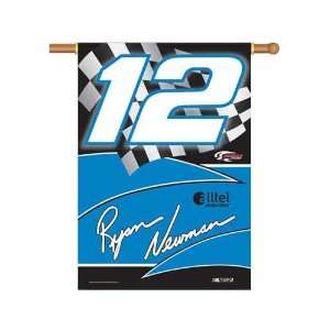  NASCAR Ryan Newman #12 2 Sided 28 by 40 Inch Banner with 