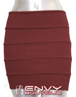 NEW WOMENS BODYCON RIBBED PANEL LOOK LADIES SHORT MINI SKIRT SIZE 8 10 