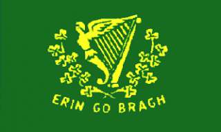x5 ERIN GO BRAGH IRISH FLAG USA BANNER IRELAND 3X5  