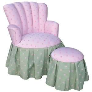  Angel Song Bubblegum   Pink/Green   Princess Girls Chair 