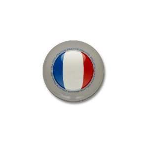  France Bubble Flag Gift Mini Button by  Patio 