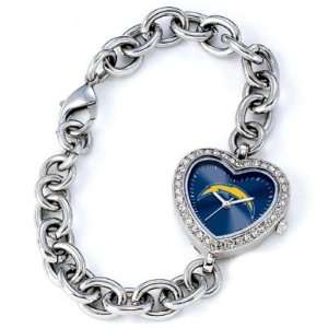 San Diego Chargers Game Time Heart Series Ladies NFL Watch 