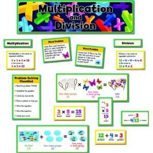  9 Pack CREATIVE TEACHING PRESS MULTIPLICATION AND DIVISION 