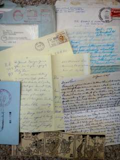 HUGE LOT 1950s LETTERS/EPHEMERA broomall pa FRANCISCO  