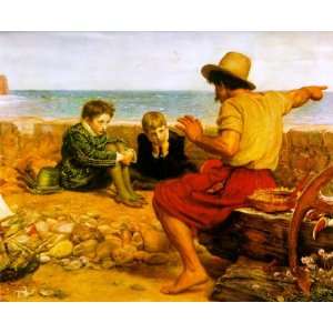  8 x 6 Mounted Print Millais the childhood of walter 