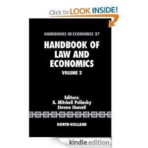 Handbook of Law and Economics 2 A. Mitchell Polinsky, A. Mitchell 