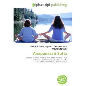  Anapanasati Sutta (9786132906731) Books