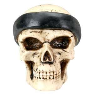  Skull Small Heads   Skull With Bandana   Cold Cast Resin 