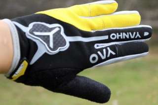 2012 Cycling Bike Bicycle FULL finger gloves Size L YELLOW  