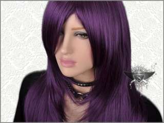 GW051 Purple Long Curly Cute Girl Lolita Cosplay Wig  