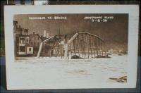 RPPC VIEW FRANKLIN ST BRIDGE, JOHNSTOWN PA FLOOD 1936  