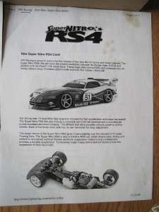 1998 HPI Racing, Super Nitro RS4 Ford F 150, Super Size 4WD Nitro Kit 