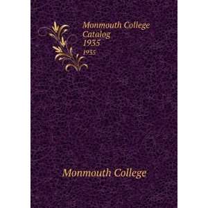  Monmouth College Catalog. 1935 Monmouth College Books