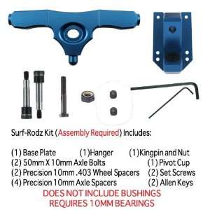  Surf Rodz Rkp 200mm X10mm 45° Blue Single Truck Kit Skate 