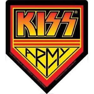 Kiss Army badge STICKER rock music