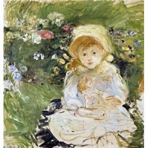  Hand Made Oil Reproduction   Berthe Morisot   32 x 34 