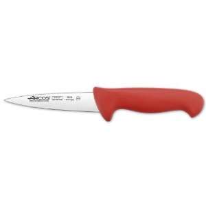Arcos 5 Inch 130 mm 2900 Range Butcher Narrow Blade Knife, Red  