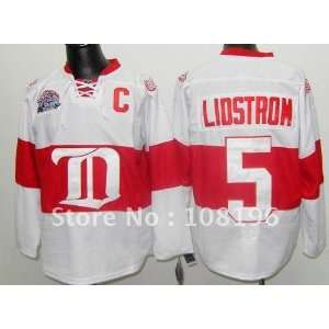whole   mix order red wings #5 nicklas lidstrom white winter classic 