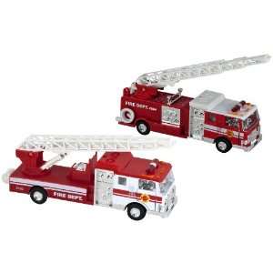    Lights & Sounds Fire Truck Pullbacks   Two Pack Toys & Games