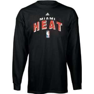  Miami Heat adidas Buzzer Beater Long Sleeve T Shirt 