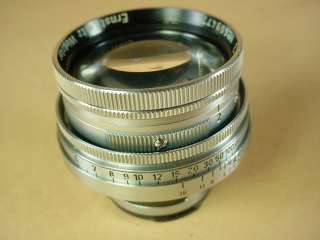LEICA SUMMITAR 50mm f/2 LENS f2 5cm LENS sold as is for parts 
