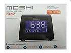 Brookstone Moshi Digital Clock Radio IVR006 Voice Control Brand NEW