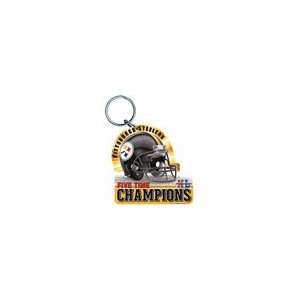 Pittsburgh Steelers 5 Times Super Bowl Champions Premium Acrylic Key 