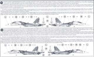 Begemot Decals 1/72 SUKHOI Su 27 FLANKER RUSSIAN KNIGHTS Aerobatic 