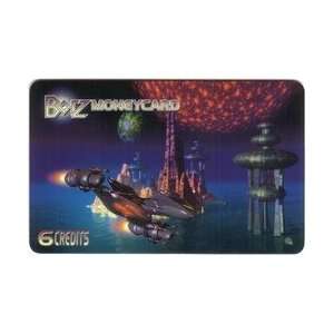 Collectible Phone Card 6 Credits Borz Moneycard Superstore Grey 