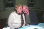 Tom and his wife Pat in a sentimental moment